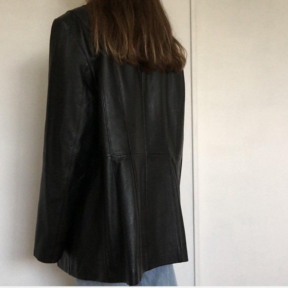 Leather blazer - Picture 4 of 4